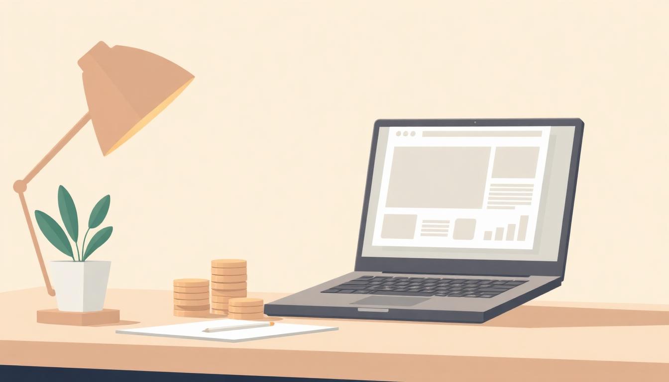 Unternehmer vergleicht die Kosten für die Erstellung einer professionellen Website
