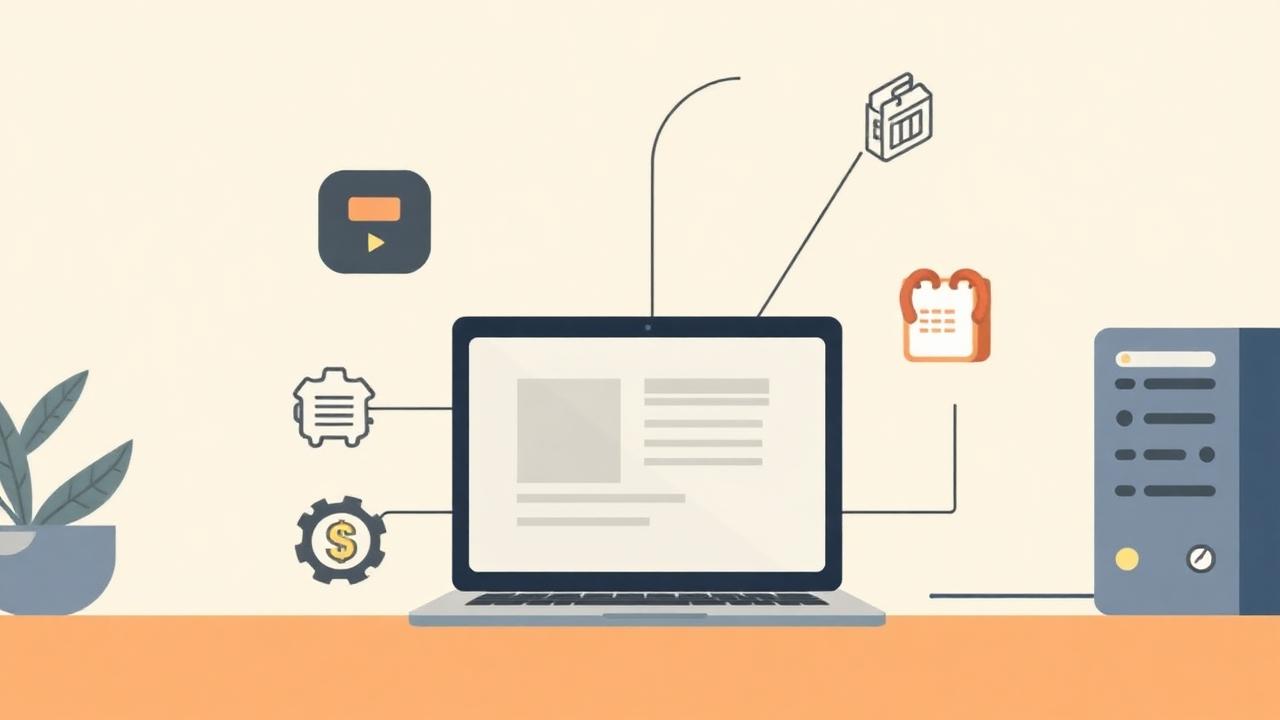 Laufende Website-Kosten wie Domain, Hosting, Wartung und Software-Lizenzen